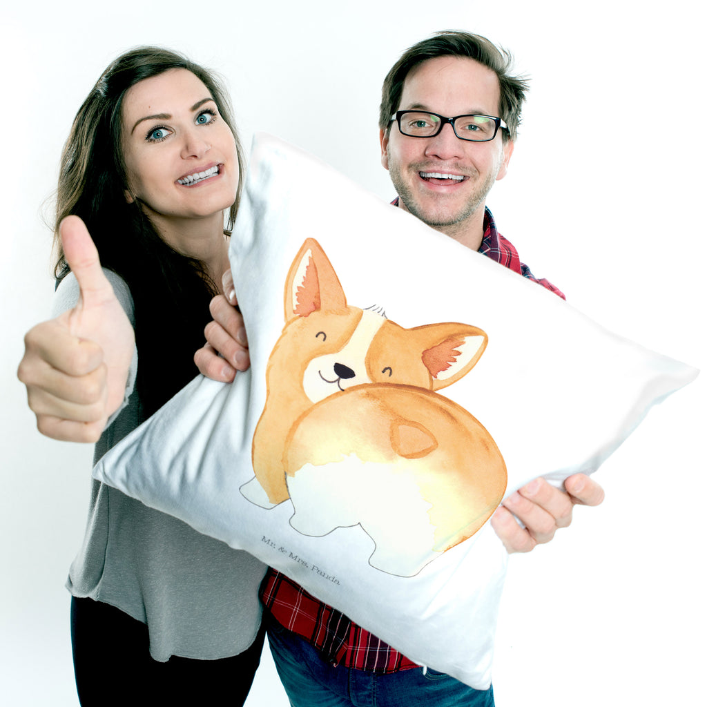 40x40 Kissen Corgie Po Kissenhülle, Kopfkissen, Sofakissen, Dekokissen, Motivkissen, Hund, Hundemotiv, Haustier, Hunderasse, Tierliebhaber, Hundebesitzer, Sprüche, Corgie, Hundeliebe, Motivation, Selbstliebe, Spruch