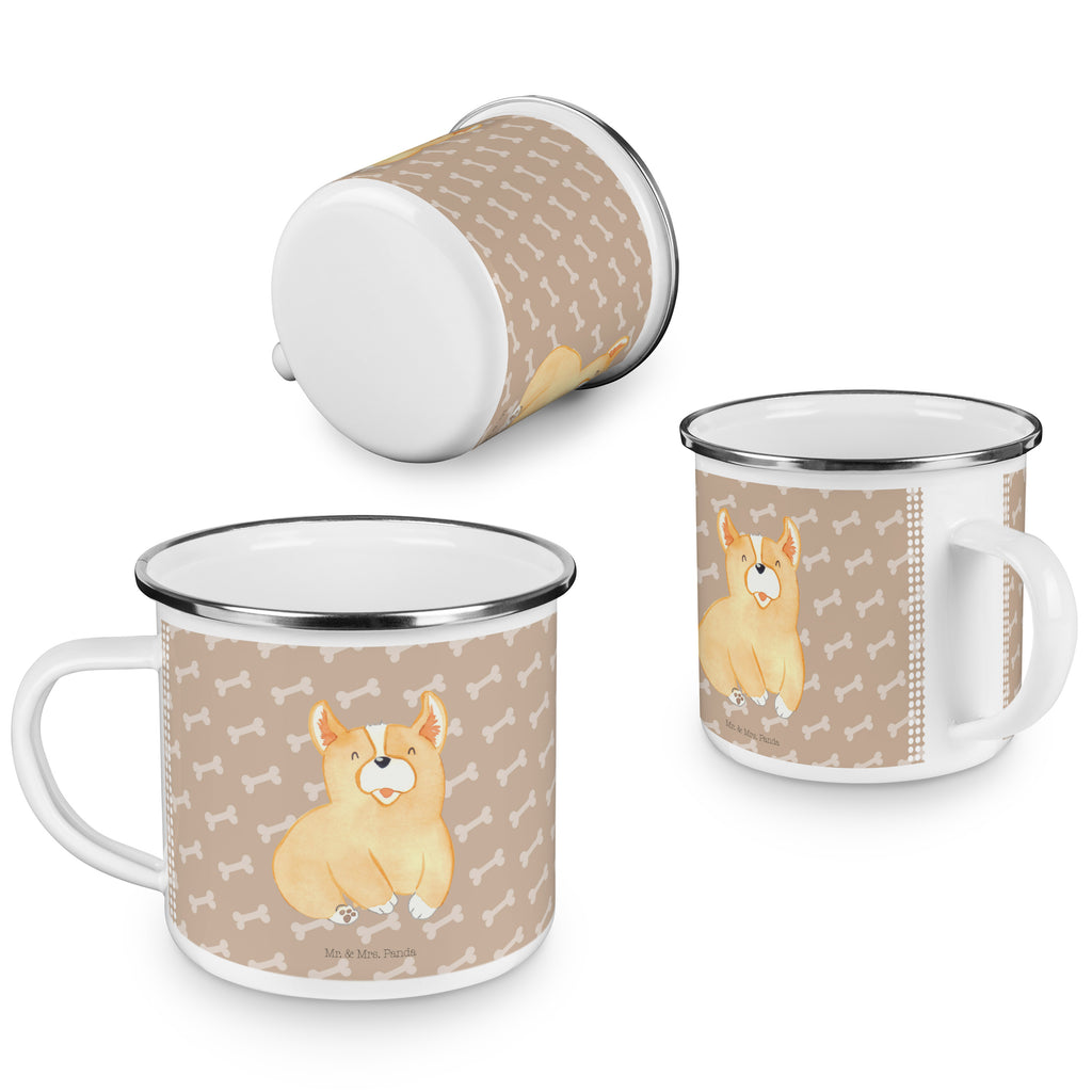 Camping Emaille Tasse Corgie Campingtasse, Trinkbecher, Metalltasse, Outdoor Tasse, Emaille Trinkbecher, Blechtasse Outdoor, Emaille Campingbecher, Edelstahl Trinkbecher, Metalltasse für Camping, Kaffee Blechtasse, Camping Tasse Metall, Hund, Hundemotiv, Haustier, Hunderasse, Tierliebhaber, Hundebesitzer, Sprüche, Corgie, Welsh Corgie Pembroke, britisch, Motivation, Spruch, Hundespruch, Lebensfreude