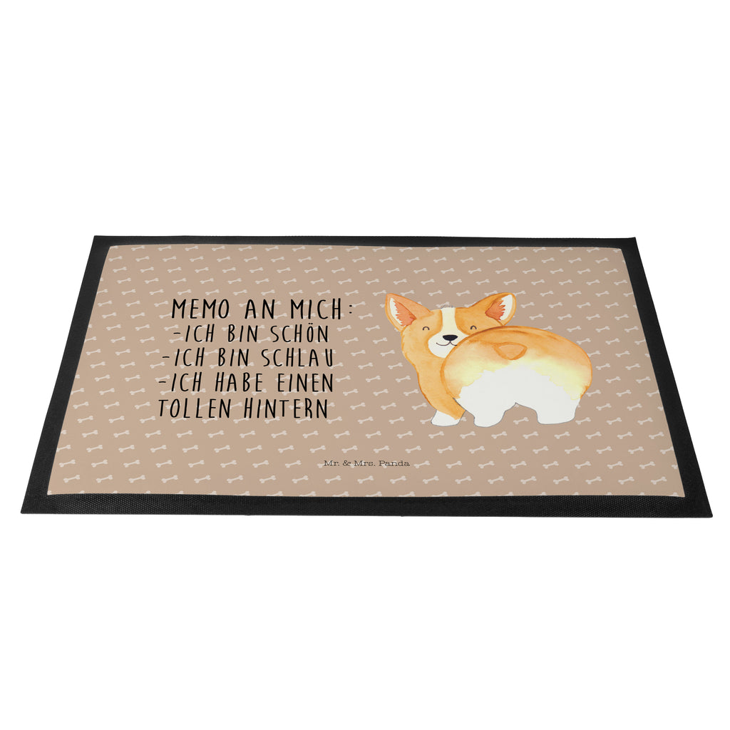 Fußmatte Corgie Po Corgie, Hund, Hundeliebe, Motivation, Selbstliebe, Spruch Türvorleger, Schmutzmatte, Fußabtreter, Matte, Schmutzfänger, Fußabstreifer, Schmutzfangmatte, Türmatte, Motivfußmatte,  Haustürmatte, Vorleger  Hund, Hundemotiv, Haustier, Hunderasse, Tierliebhaber, Hundebesitzer, Sprüche