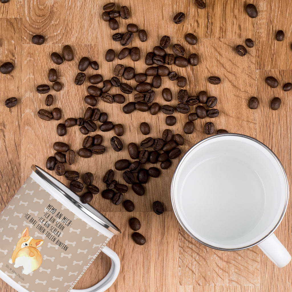 Camping Emaille Tasse Corgie Po Campingtasse, Trinkbecher, Metalltasse, Outdoor Tasse, Emaille Trinkbecher, Blechtasse Outdoor, Emaille Campingbecher, Edelstahl Trinkbecher, Metalltasse für Camping, Kaffee Blechtasse, Camping Tasse Metall, Hund, Hundemotiv, Haustier, Hunderasse, Tierliebhaber, Hundebesitzer, Sprüche, Corgie, Hundeliebe, Motivation, Selbstliebe, Spruch