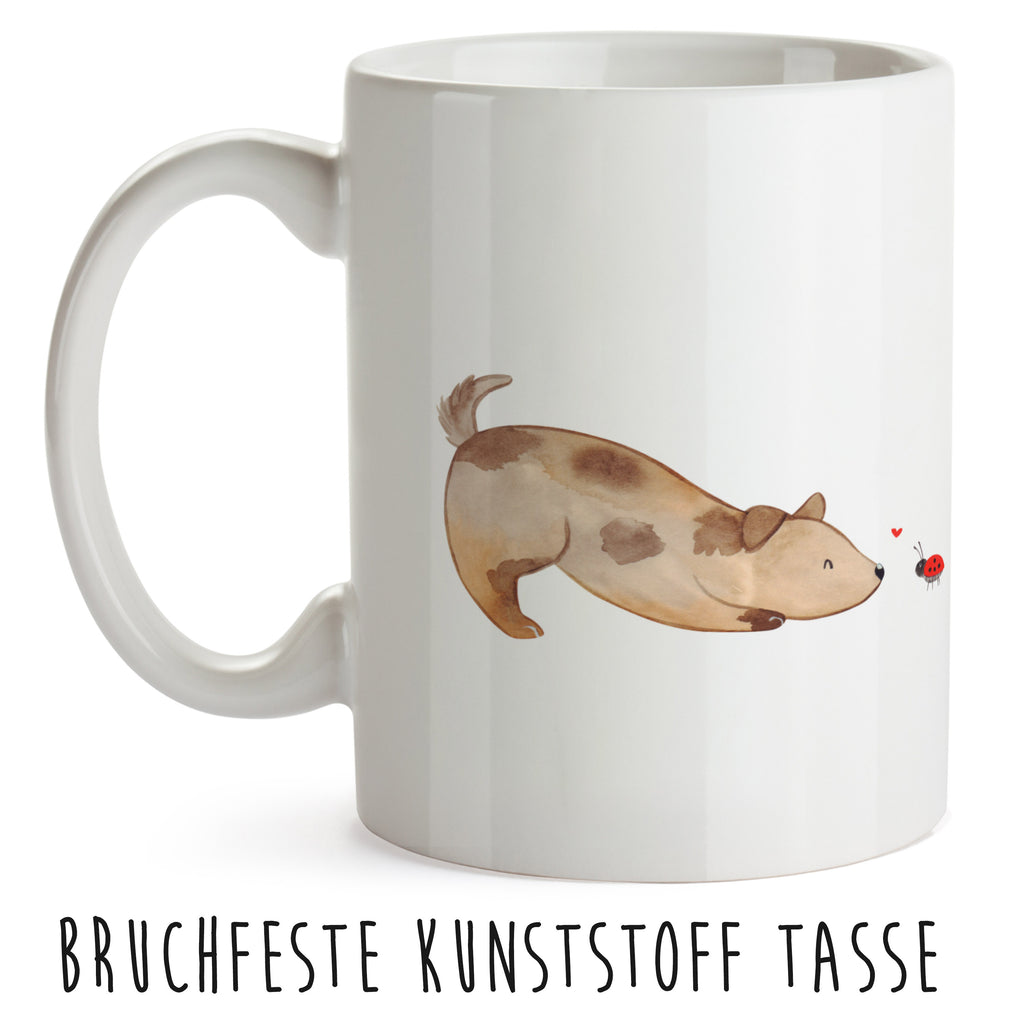 Kindertasse Hund Marienkäfer Kunststoff Tasse, Kindergarten, Tasse, Trinkbecher, Camping Becher, Kaffeetasse, Kunststoffbecher, Kindergartenbecher, Outdoorgeschirr, Kunststoffgeschirr, Reisebecher, Reisetasse, Kinderbecher, Hund, Hundemotiv, Haustier, Hunderasse, Tierliebhaber, Hundebesitzer, Sprüche, Hunde, Hundespruch, Marienkäfer, Mischling, Mischlinghund