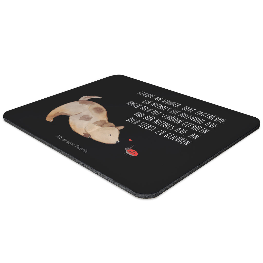 Mauspad Hund Marienkäfer Mousepad, Computer zubehör, Büroausstattung, PC Zubehör, Arbeitszimmer, Mauspad, Einzigartiges Mauspad, Designer Mauspad, Hund, Hundemotiv, Haustier, Hunderasse, Tierliebhaber, Hundebesitzer, Sprüche, Hunde, Hundespruch, Marienkäfer, Mischling, Mischlinghund