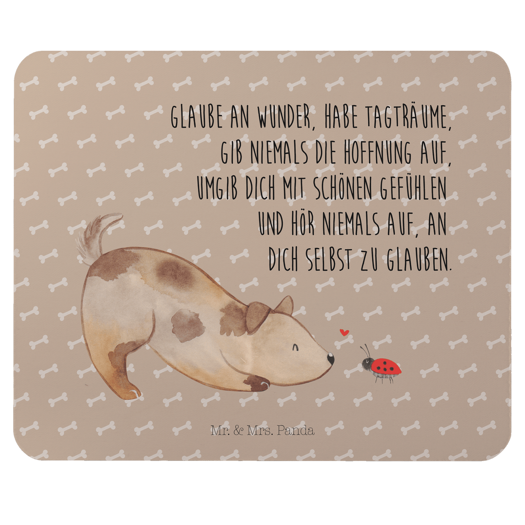 Mauspad Hund Marienkäfer Mousepad, Computer zubehör, Büroausstattung, PC Zubehör, Arbeitszimmer, Mauspad, Einzigartiges Mauspad, Designer Mauspad, Hund, Hundemotiv, Haustier, Hunderasse, Tierliebhaber, Hundebesitzer, Sprüche, Hunde, Hundespruch, Marienkäfer, Mischling, Mischlinghund