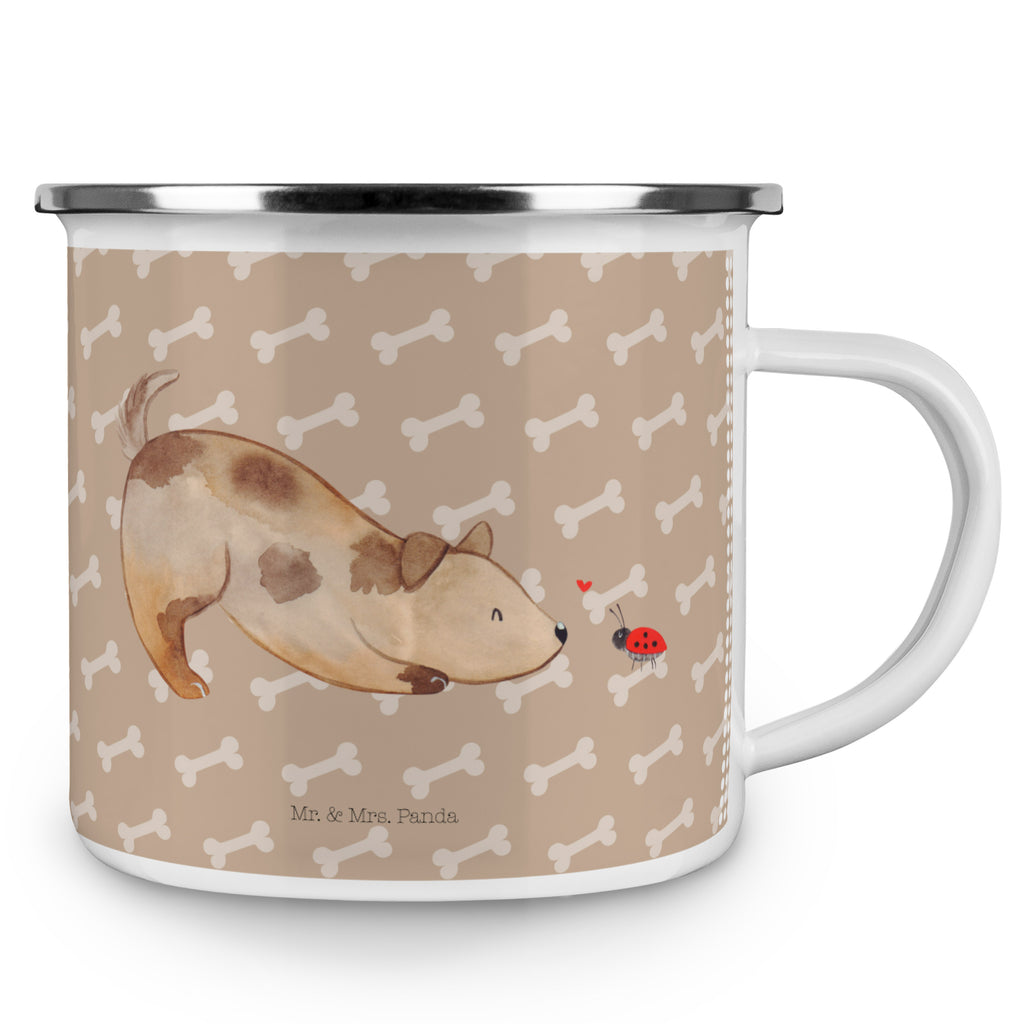 Camping Emaille Tasse Hund Marienkäfer Campingtasse, Trinkbecher, Metalltasse, Outdoor Tasse, Emaille Trinkbecher, Blechtasse Outdoor, Emaille Campingbecher, Edelstahl Trinkbecher, Metalltasse für Camping, Kaffee Blechtasse, Camping Tasse Metall, Hund, Hundemotiv, Haustier, Hunderasse, Tierliebhaber, Hundebesitzer, Sprüche, Hunde, Hundespruch, Marienkäfer, Mischling, Mischlinghund