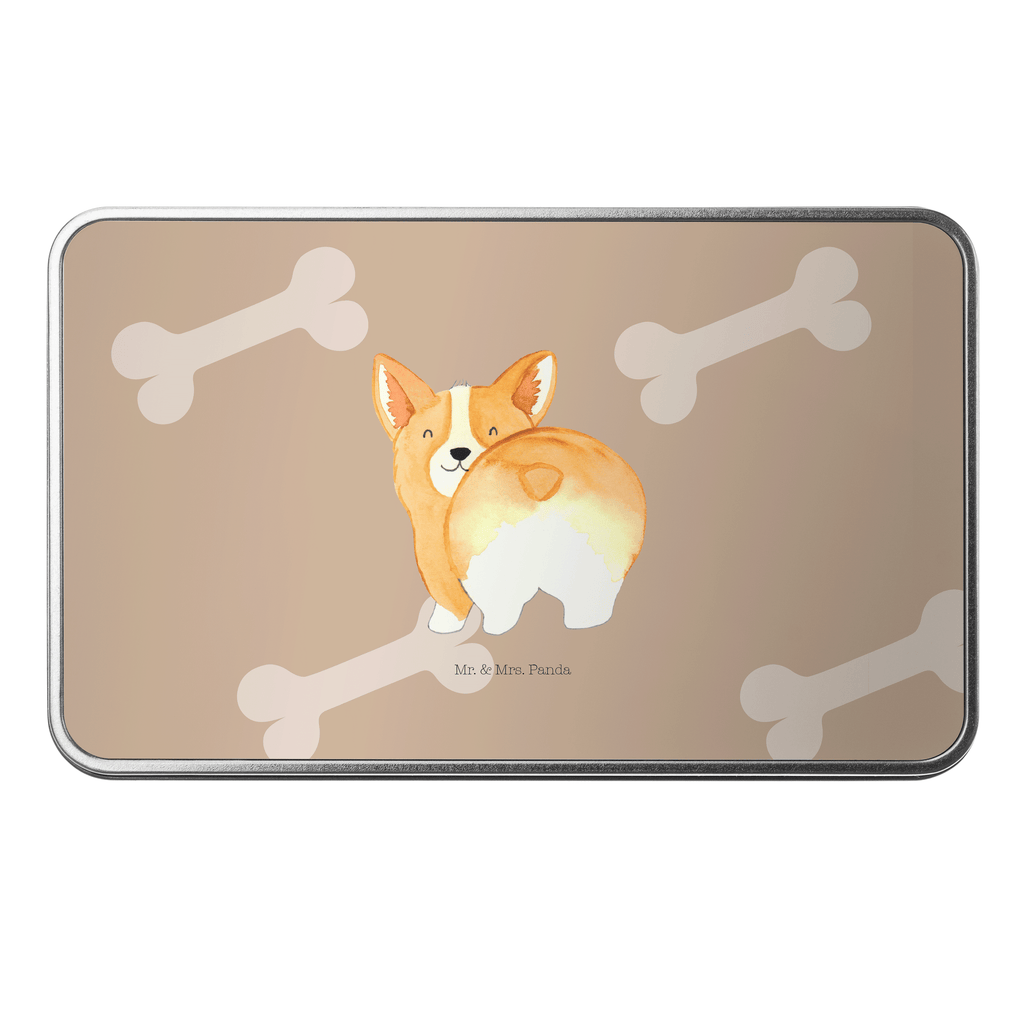 Metalldose rechteckig Corgie Po Blechdose, Metalldose, Blechbox, Container, Keksdose, Vorratsdose, Vorratsbox, Döschen, Versperbox, Vesperdose, Aufbewahrungsdose, Aufbewahrungsbox, Aluminiumdose, Dose, Hund, Hundemotiv, Haustier, Hunderasse, Tierliebhaber, Hundebesitzer, Sprüche, Corgie, Hundeliebe, Motivation, Selbstliebe, Spruch