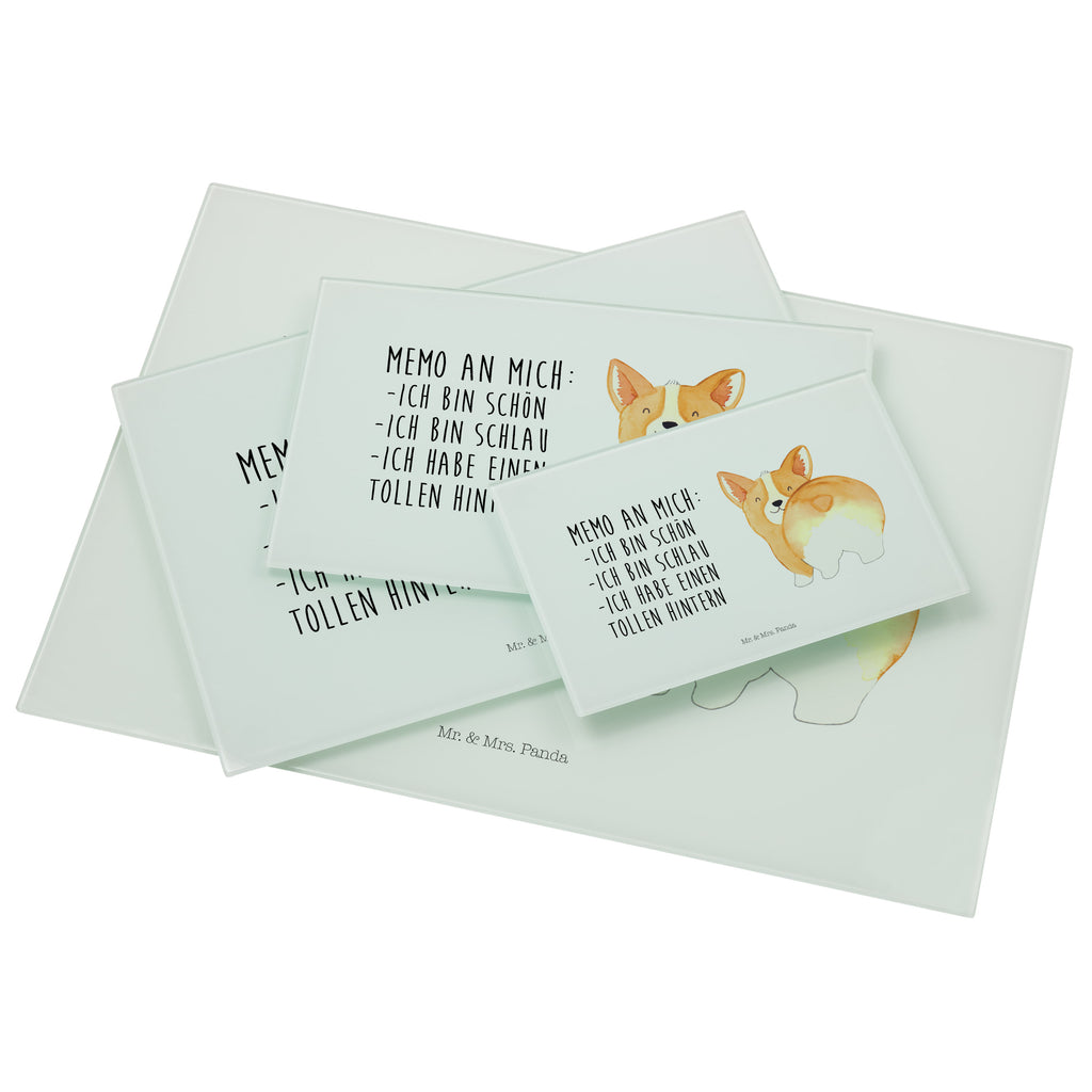 Medium Glas Schneidbrett Corgie Po Glasschneidebrett, Schneidebrett, Hund, Hundemotiv, Haustier, Hunderasse, Tierliebhaber, Hundebesitzer, Sprüche, Corgie, Hundeliebe, Motivation, Selbstliebe, Spruch
