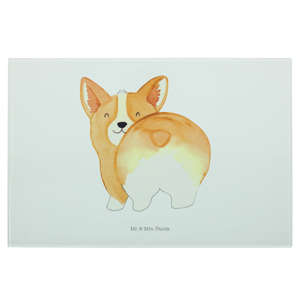 Medium Glas Schneidbrett Corgie Po Glasschneidebrett, Schneidebrett, Hund, Hundemotiv, Haustier, Hunderasse, Tierliebhaber, Hundebesitzer, Sprüche, Corgie, Hundeliebe, Motivation, Selbstliebe, Spruch