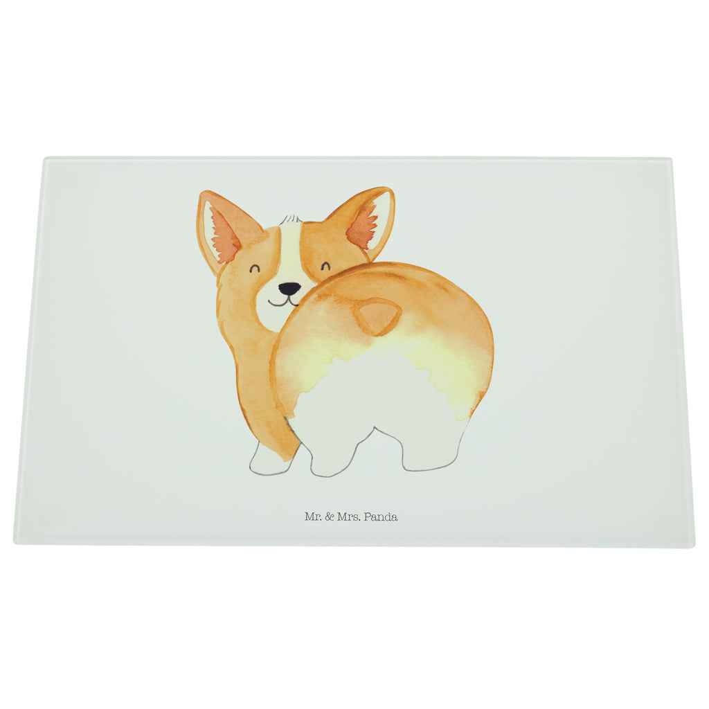 Medium Glas Schneidbrett Corgie Po Glasschneidebrett, Schneidebrett, Hund, Hundemotiv, Haustier, Hunderasse, Tierliebhaber, Hundebesitzer, Sprüche, Corgie, Hundeliebe, Motivation, Selbstliebe, Spruch