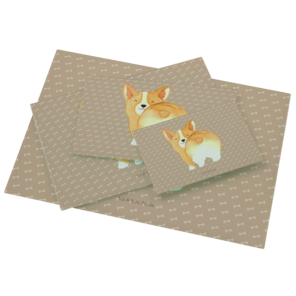 Medium Glas Schneidbrett Corgie Po Glasschneidebrett, Schneidebrett, Hund, Hundemotiv, Haustier, Hunderasse, Tierliebhaber, Hundebesitzer, Sprüche, Corgie, Hundeliebe, Motivation, Selbstliebe, Spruch