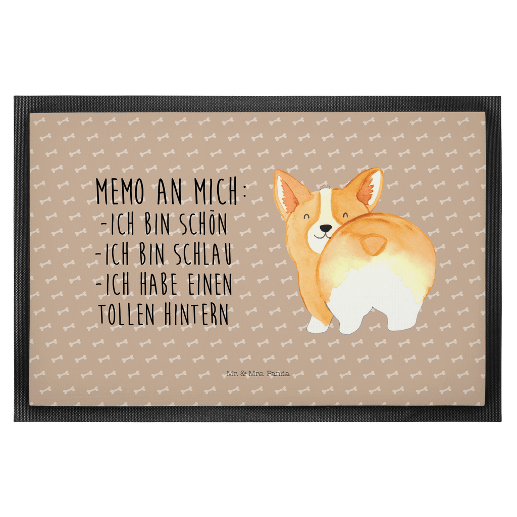 Fußmatte Corgie Po Corgie, Hund, Hundeliebe, Motivation, Selbstliebe, Spruch Türvorleger, Schmutzmatte, Fußabtreter, Matte, Schmutzfänger, Fußabstreifer, Schmutzfangmatte, Türmatte, Motivfußmatte,  Haustürmatte, Vorleger  Hund, Hundemotiv, Haustier, Hunderasse, Tierliebhaber, Hundebesitzer, Sprüche
