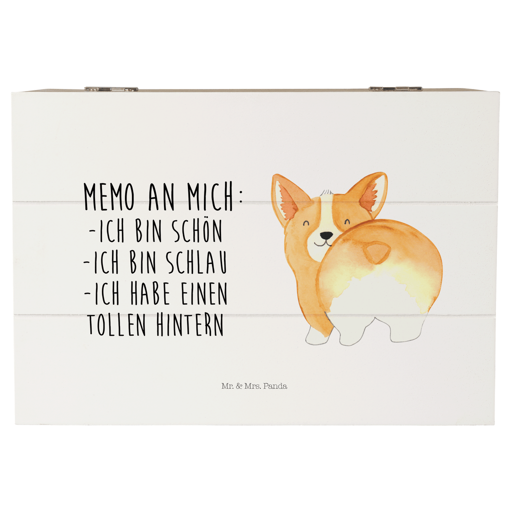 Holzkiste Corgie Po Holzkiste, Kiste, Schatzkiste, Truhe, Schatulle, XXL, Erinnerungsbox, Erinnerungskiste, Dekokiste, Aufbewahrungsbox, Hund, Hundemotiv, Haustier, Hunderasse, Tierliebhaber, Hundebesitzer, Sprüche, Corgie, Hundeliebe, Motivation, Selbstliebe, Spruch