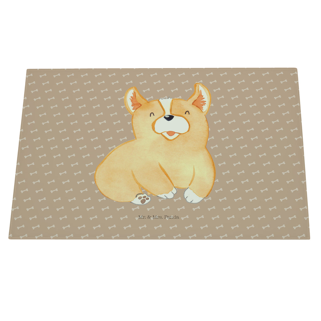XL Glas Schneidbrett Corgie Glasschneidebrett, Schneidebrett, Frühstücksbrett, Küche, Hund, Hundemotiv, Haustier, Hunderasse, Tierliebhaber, Hundebesitzer, Sprüche, Corgie, Welsh Corgie Pembroke, britisch, Motivation, Spruch, Hundespruch, Lebensfreude