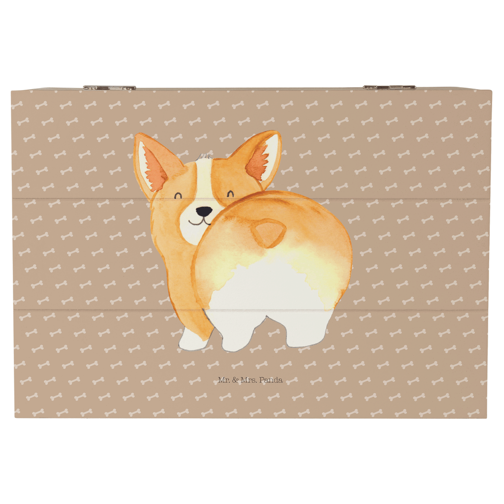 Holzkiste Corgie Po Holzkiste, Kiste, Schatzkiste, Truhe, Schatulle, XXL, Erinnerungsbox, Erinnerungskiste, Dekokiste, Aufbewahrungsbox, Hund, Hundemotiv, Haustier, Hunderasse, Tierliebhaber, Hundebesitzer, Sprüche, Corgie, Hundeliebe, Motivation, Selbstliebe, Spruch