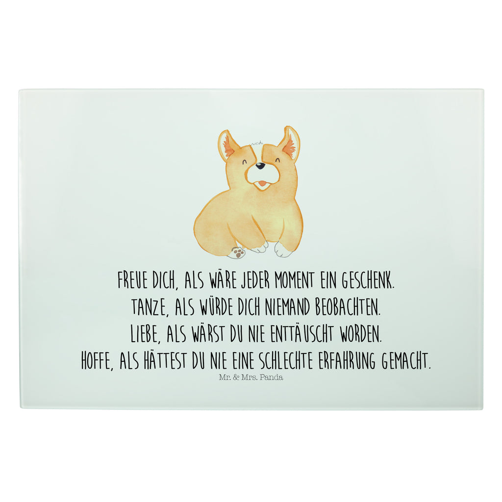 XL Glas Schneidbrett Corgie Glasschneidebrett, Schneidebrett, Frühstücksbrett, Küche, Hund, Hundemotiv, Haustier, Hunderasse, Tierliebhaber, Hundebesitzer, Sprüche, Corgie, Welsh Corgie Pembroke, britisch, Motivation, Spruch, Hundespruch, Lebensfreude