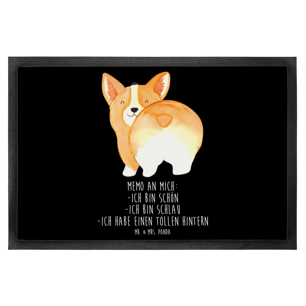 Fußmatte Corgie Po Corgie, Hund, Hundeliebe, Motivation, Selbstliebe, Spruch Türvorleger, Schmutzmatte, Fußabtreter, Matte, Schmutzfänger, Fußabstreifer, Schmutzfangmatte, Türmatte, Motivfußmatte,  Haustürmatte, Vorleger  Hund, Hundemotiv, Haustier, Hunderasse, Tierliebhaber, Hundebesitzer, Sprüche