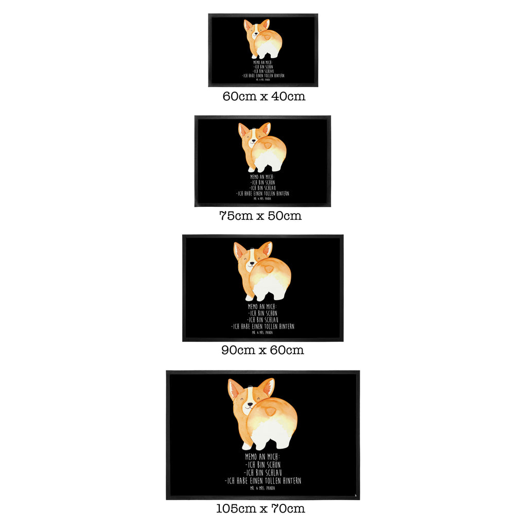 Fußmatte Corgie Po Corgie, Hund, Hundeliebe, Motivation, Selbstliebe, Spruch Türvorleger, Schmutzmatte, Fußabtreter, Matte, Schmutzfänger, Fußabstreifer, Schmutzfangmatte, Türmatte, Motivfußmatte,  Haustürmatte, Vorleger  Hund, Hundemotiv, Haustier, Hunderasse, Tierliebhaber, Hundebesitzer, Sprüche