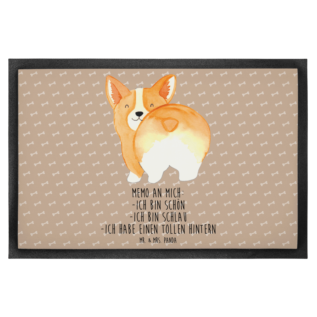 Fußmatte Corgie Po Corgie, Hund, Hundeliebe, Motivation, Selbstliebe, Spruch Türvorleger, Schmutzmatte, Fußabtreter, Matte, Schmutzfänger, Fußabstreifer, Schmutzfangmatte, Türmatte, Motivfußmatte,  Haustürmatte, Vorleger  Hund, Hundemotiv, Haustier, Hunderasse, Tierliebhaber, Hundebesitzer, Sprüche
