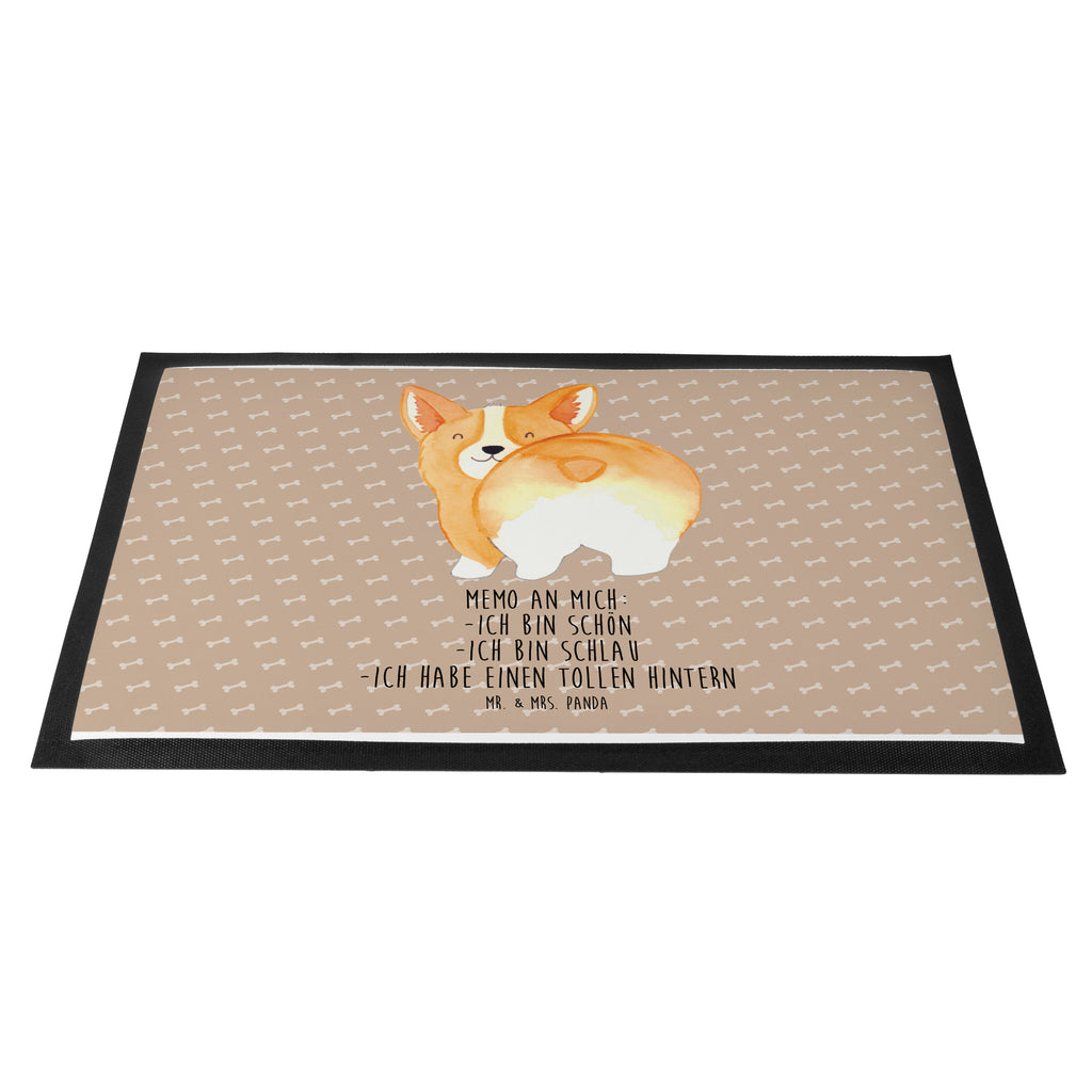 Fußmatte Corgie Po Corgie, Hund, Hundeliebe, Motivation, Selbstliebe, Spruch Türvorleger, Schmutzmatte, Fußabtreter, Matte, Schmutzfänger, Fußabstreifer, Schmutzfangmatte, Türmatte, Motivfußmatte,  Haustürmatte, Vorleger  Hund, Hundemotiv, Haustier, Hunderasse, Tierliebhaber, Hundebesitzer, Sprüche