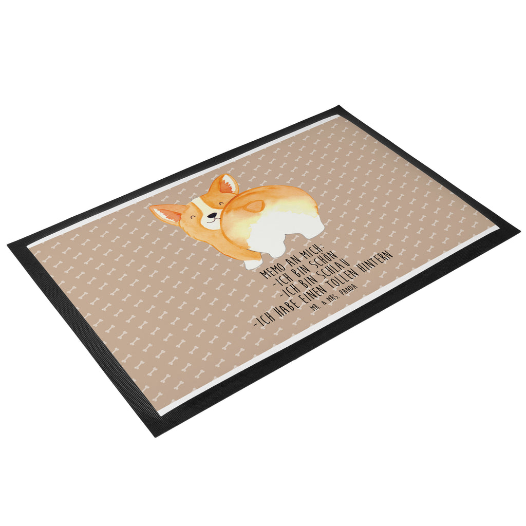 Fußmatte Corgie Po Corgie, Hund, Hundeliebe, Motivation, Selbstliebe, Spruch Türvorleger, Schmutzmatte, Fußabtreter, Matte, Schmutzfänger, Fußabstreifer, Schmutzfangmatte, Türmatte, Motivfußmatte,  Haustürmatte, Vorleger  Hund, Hundemotiv, Haustier, Hunderasse, Tierliebhaber, Hundebesitzer, Sprüche