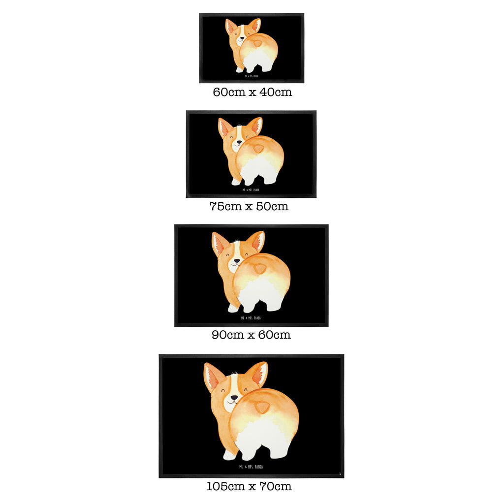 Fußmatte Corgie Po Corgie, Hund, Hundeliebe, Motivation, Selbstliebe, Spruch Türvorleger, Schmutzmatte, Fußabtreter, Matte, Schmutzfänger, Fußabstreifer, Schmutzfangmatte, Türmatte, Motivfußmatte,  Haustürmatte, Vorleger  Hund, Hundemotiv, Haustier, Hunderasse, Tierliebhaber, Hundebesitzer, Sprüche