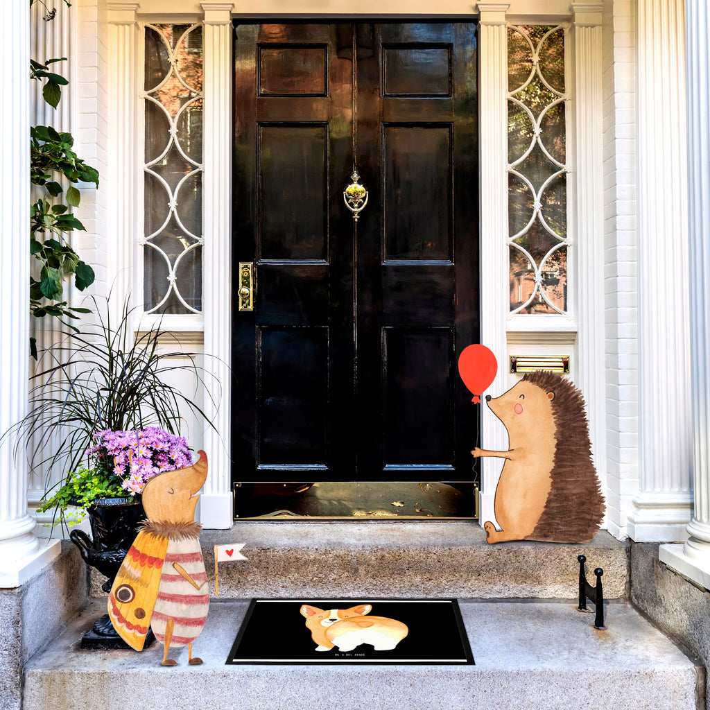 Fußmatte Corgie Po Corgie, Hund, Hundeliebe, Motivation, Selbstliebe, Spruch Türvorleger, Schmutzmatte, Fußabtreter, Matte, Schmutzfänger, Fußabstreifer, Schmutzfangmatte, Türmatte, Motivfußmatte,  Haustürmatte, Vorleger  Hund, Hundemotiv, Haustier, Hunderasse, Tierliebhaber, Hundebesitzer, Sprüche