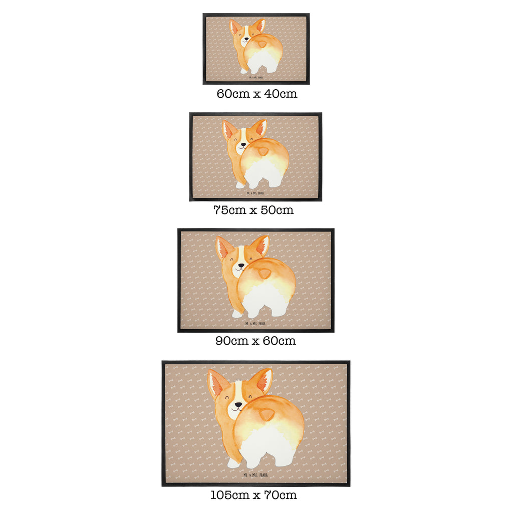 Fußmatte Corgie Po Corgie, Hund, Hundeliebe, Motivation, Selbstliebe, Spruch Türvorleger, Schmutzmatte, Fußabtreter, Matte, Schmutzfänger, Fußabstreifer, Schmutzfangmatte, Türmatte, Motivfußmatte,  Haustürmatte, Vorleger  Hund, Hundemotiv, Haustier, Hunderasse, Tierliebhaber, Hundebesitzer, Sprüche