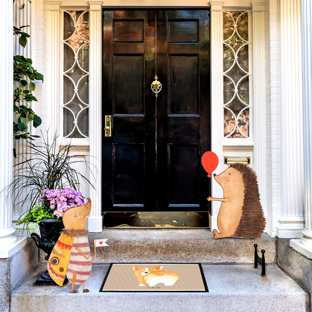 Fußmatte Corgie Po Corgie, Hund, Hundeliebe, Motivation, Selbstliebe, Spruch Türvorleger, Schmutzmatte, Fußabtreter, Matte, Schmutzfänger, Fußabstreifer, Schmutzfangmatte, Türmatte, Motivfußmatte,  Haustürmatte, Vorleger  Hund, Hundemotiv, Haustier, Hunderasse, Tierliebhaber, Hundebesitzer, Sprüche