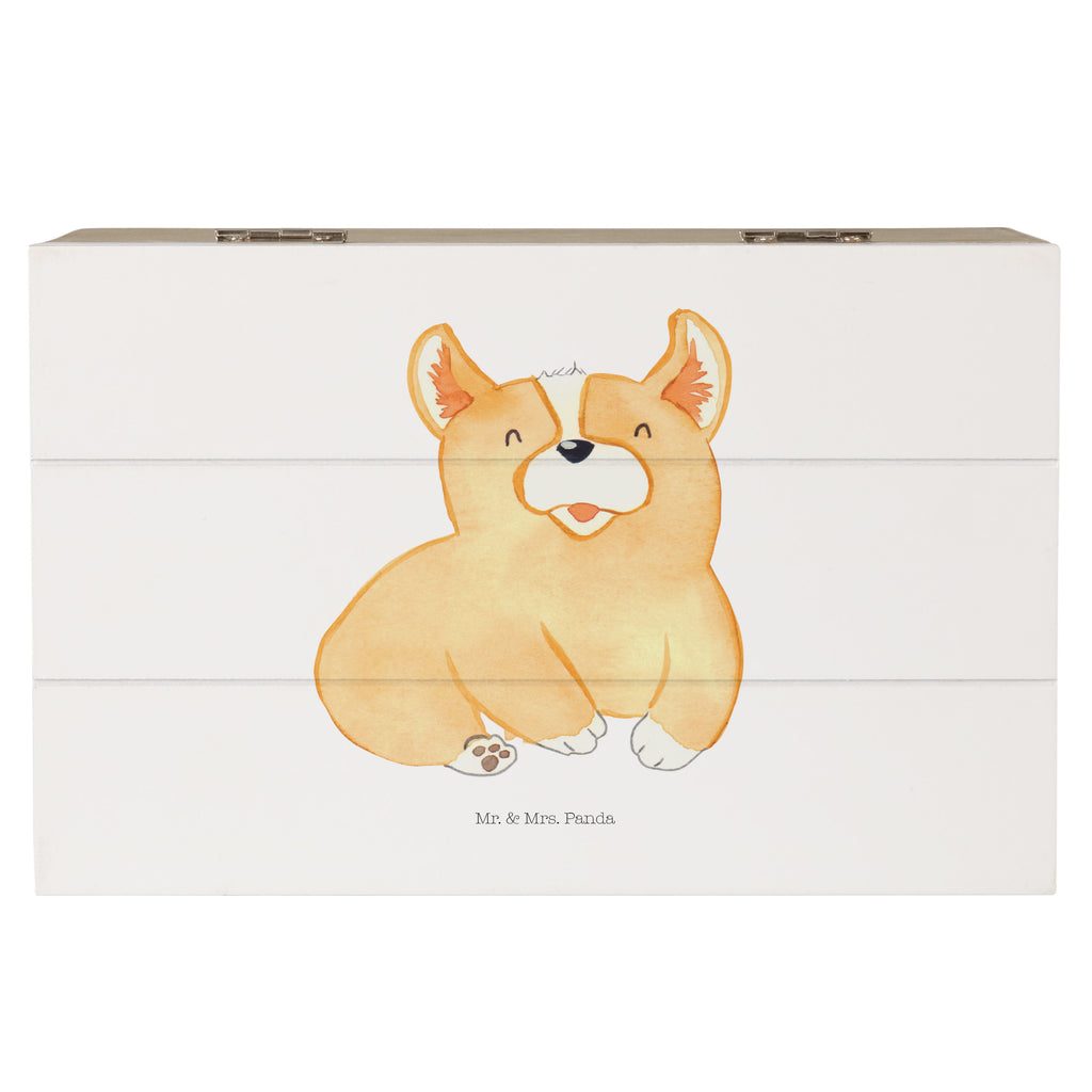 Holzkiste Corgie Holzkiste, Kiste, Schatzkiste, Truhe, Schatulle, XXL, Erinnerungsbox, Erinnerungskiste, Dekokiste, Aufbewahrungsbox, Hund, Hundemotiv, Haustier, Hunderasse, Tierliebhaber, Hundebesitzer, Sprüche, Corgie, Welsh Corgie Pembroke, britisch, Motivation, Spruch, Hundespruch, Lebensfreude