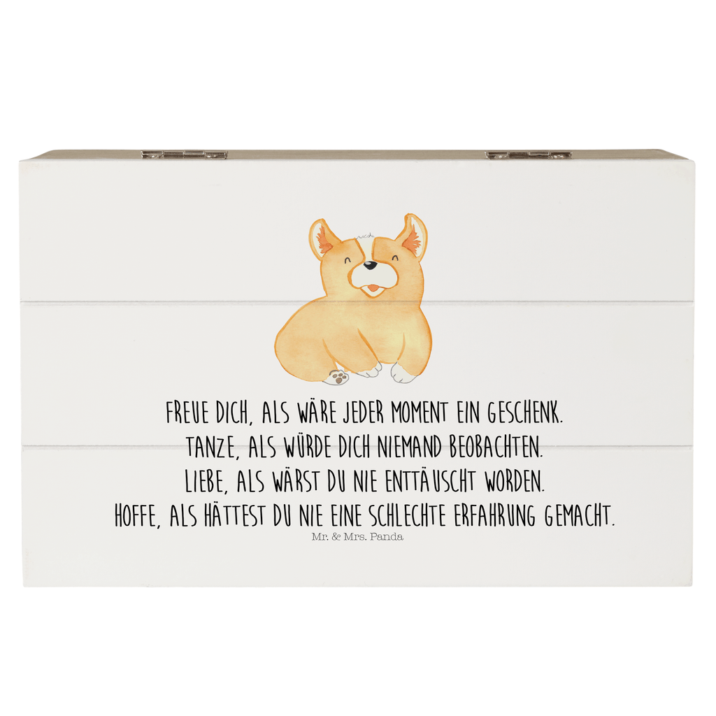 Holzkiste Corgie Holzkiste, Kiste, Schatzkiste, Truhe, Schatulle, XXL, Erinnerungsbox, Erinnerungskiste, Dekokiste, Aufbewahrungsbox, Hund, Hundemotiv, Haustier, Hunderasse, Tierliebhaber, Hundebesitzer, Sprüche, Corgie, Welsh Corgie Pembroke, britisch, Motivation, Spruch, Hundespruch, Lebensfreude