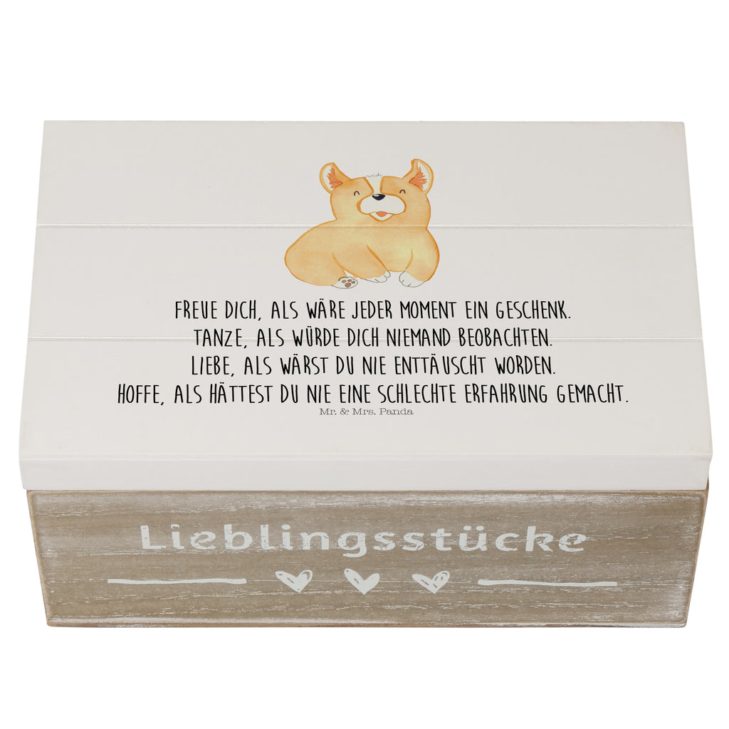 Holzkiste Corgie Holzkiste, Kiste, Schatzkiste, Truhe, Schatulle, XXL, Erinnerungsbox, Erinnerungskiste, Dekokiste, Aufbewahrungsbox, Hund, Hundemotiv, Haustier, Hunderasse, Tierliebhaber, Hundebesitzer, Sprüche, Corgie, Welsh Corgie Pembroke, britisch, Motivation, Spruch, Hundespruch, Lebensfreude