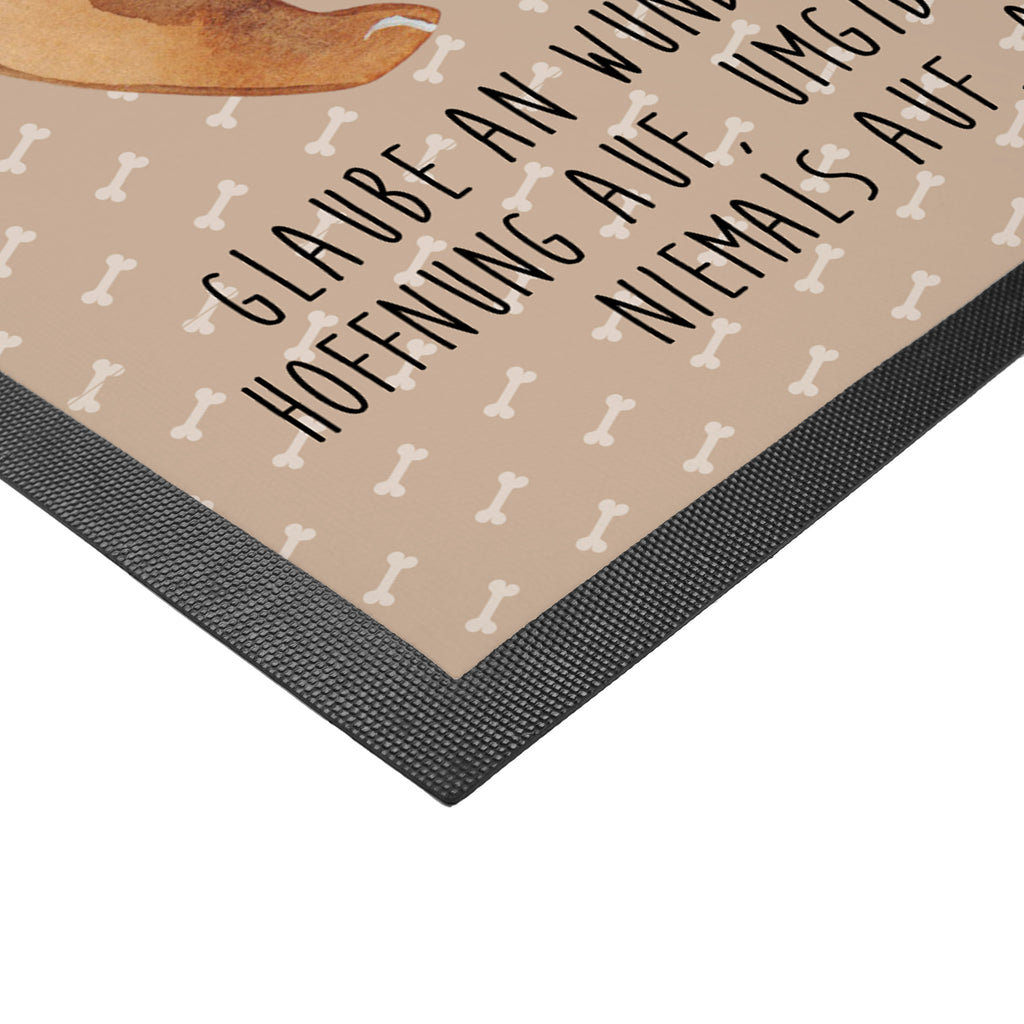 Fußmatte Hund Marienkäfer Hund, Hunde, Hundespruch, Sprüche, Marienkäfer, Mischling, Mischlinghund Türvorleger, Schmutzmatte, Fußabtreter, Matte, Schmutzfänger, Fußabstreifer, Schmutzfangmatte, Türmatte, Motivfußmatte,  Haustürmatte, Vorleger  Hund, Hundemotiv, Haustier, Hunderasse, Tierliebhaber, Hundebesitzer, Sprüche