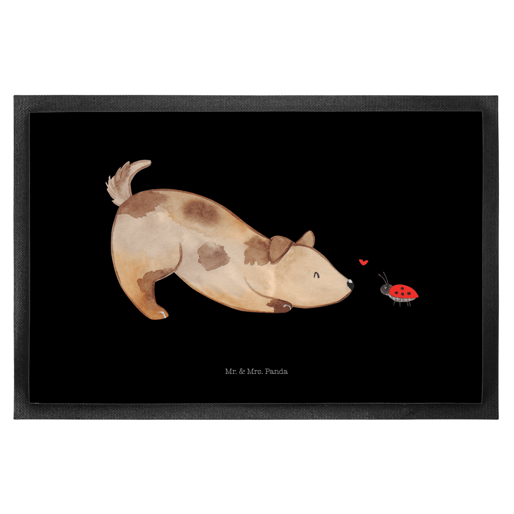 Fußmatte Hund Marienkäfer Hund, Hunde, Hundespruch, Sprüche, Marienkäfer, Mischling, Mischlinghund Türvorleger, Schmutzmatte, Fußabtreter, Matte, Schmutzfänger, Fußabstreifer, Schmutzfangmatte, Türmatte, Motivfußmatte,  Haustürmatte, Vorleger  Hund, Hundemotiv, Haustier, Hunderasse, Tierliebhaber, Hundebesitzer, Sprüche