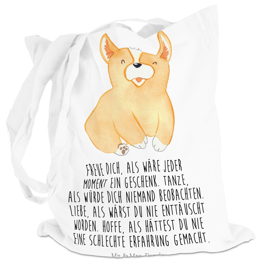 Tragetasche Corgie Beuteltasche, Beutel, Einkaufstasche, Jutebeutel, Stoffbeutel, Hund, Hundemotiv, Haustier, Hunderasse, Tierliebhaber, Hundebesitzer, Sprüche, Corgie, Welsh Corgie Pembroke, britisch, Motivation, Spruch, Hundespruch, Lebensfreude