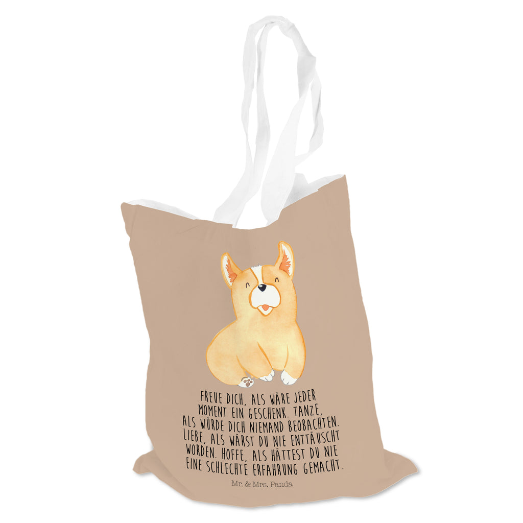 Tragetasche Corgie Beuteltasche, Beutel, Einkaufstasche, Jutebeutel, Stoffbeutel, Hund, Hundemotiv, Haustier, Hunderasse, Tierliebhaber, Hundebesitzer, Sprüche, Corgie, Welsh Corgie Pembroke, britisch, Motivation, Spruch, Hundespruch, Lebensfreude