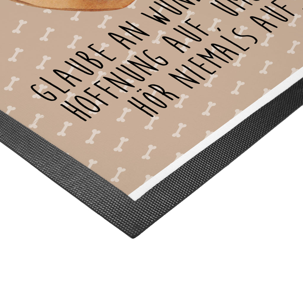 Fußmatte Hund Marienkäfer Hund, Hunde, Hundespruch, Sprüche, Marienkäfer, Mischling, Mischlinghund Türvorleger, Schmutzmatte, Fußabtreter, Matte, Schmutzfänger, Fußabstreifer, Schmutzfangmatte, Türmatte, Motivfußmatte,  Haustürmatte, Vorleger  Hund, Hundemotiv, Haustier, Hunderasse, Tierliebhaber, Hundebesitzer, Sprüche