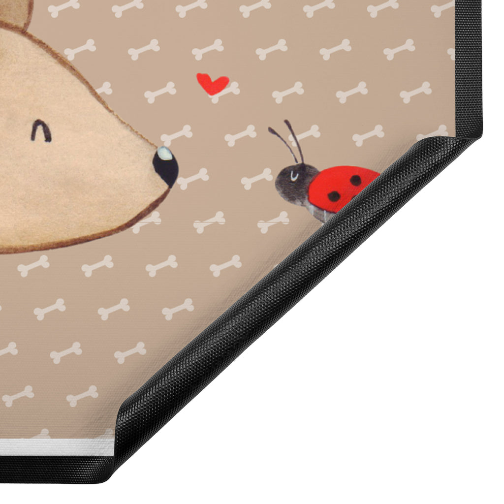 Fußmatte Hund Marienkäfer Hund, Hunde, Hundespruch, Sprüche, Marienkäfer, Mischling, Mischlinghund Türvorleger, Schmutzmatte, Fußabtreter, Matte, Schmutzfänger, Fußabstreifer, Schmutzfangmatte, Türmatte, Motivfußmatte,  Haustürmatte, Vorleger  Hund, Hundemotiv, Haustier, Hunderasse, Tierliebhaber, Hundebesitzer, Sprüche