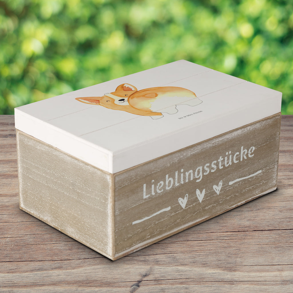 Holzkiste Corgie Po Holzkiste, Kiste, Schatzkiste, Truhe, Schatulle, XXL, Erinnerungsbox, Erinnerungskiste, Dekokiste, Aufbewahrungsbox, Hund, Hundemotiv, Haustier, Hunderasse, Tierliebhaber, Hundebesitzer, Sprüche, Corgie, Hundeliebe, Motivation, Selbstliebe, Spruch