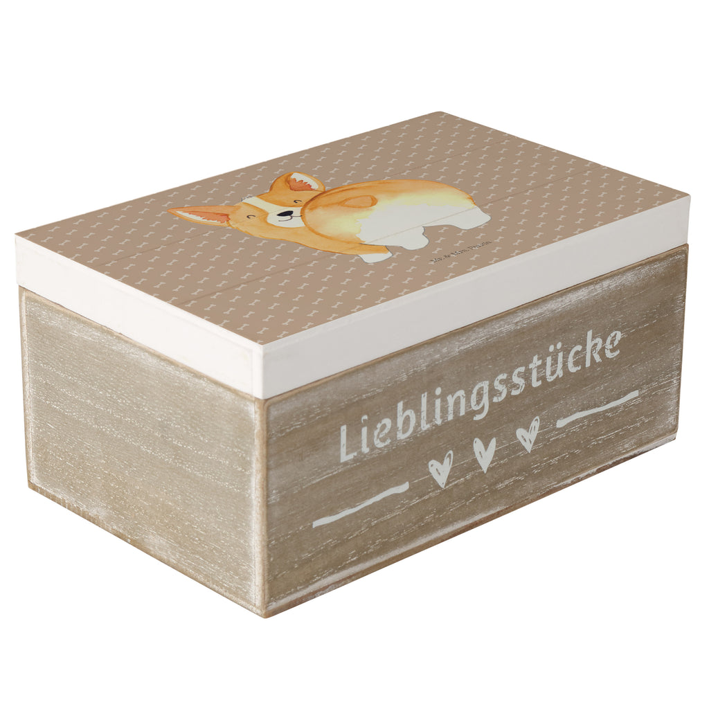 Holzkiste Corgie Po Holzkiste, Kiste, Schatzkiste, Truhe, Schatulle, XXL, Erinnerungsbox, Erinnerungskiste, Dekokiste, Aufbewahrungsbox, Hund, Hundemotiv, Haustier, Hunderasse, Tierliebhaber, Hundebesitzer, Sprüche, Corgie, Hundeliebe, Motivation, Selbstliebe, Spruch