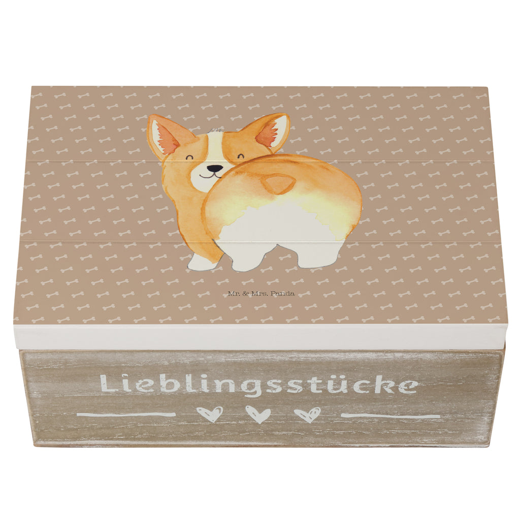Holzkiste Corgie Po Holzkiste, Kiste, Schatzkiste, Truhe, Schatulle, XXL, Erinnerungsbox, Erinnerungskiste, Dekokiste, Aufbewahrungsbox, Hund, Hundemotiv, Haustier, Hunderasse, Tierliebhaber, Hundebesitzer, Sprüche, Corgie, Hundeliebe, Motivation, Selbstliebe, Spruch