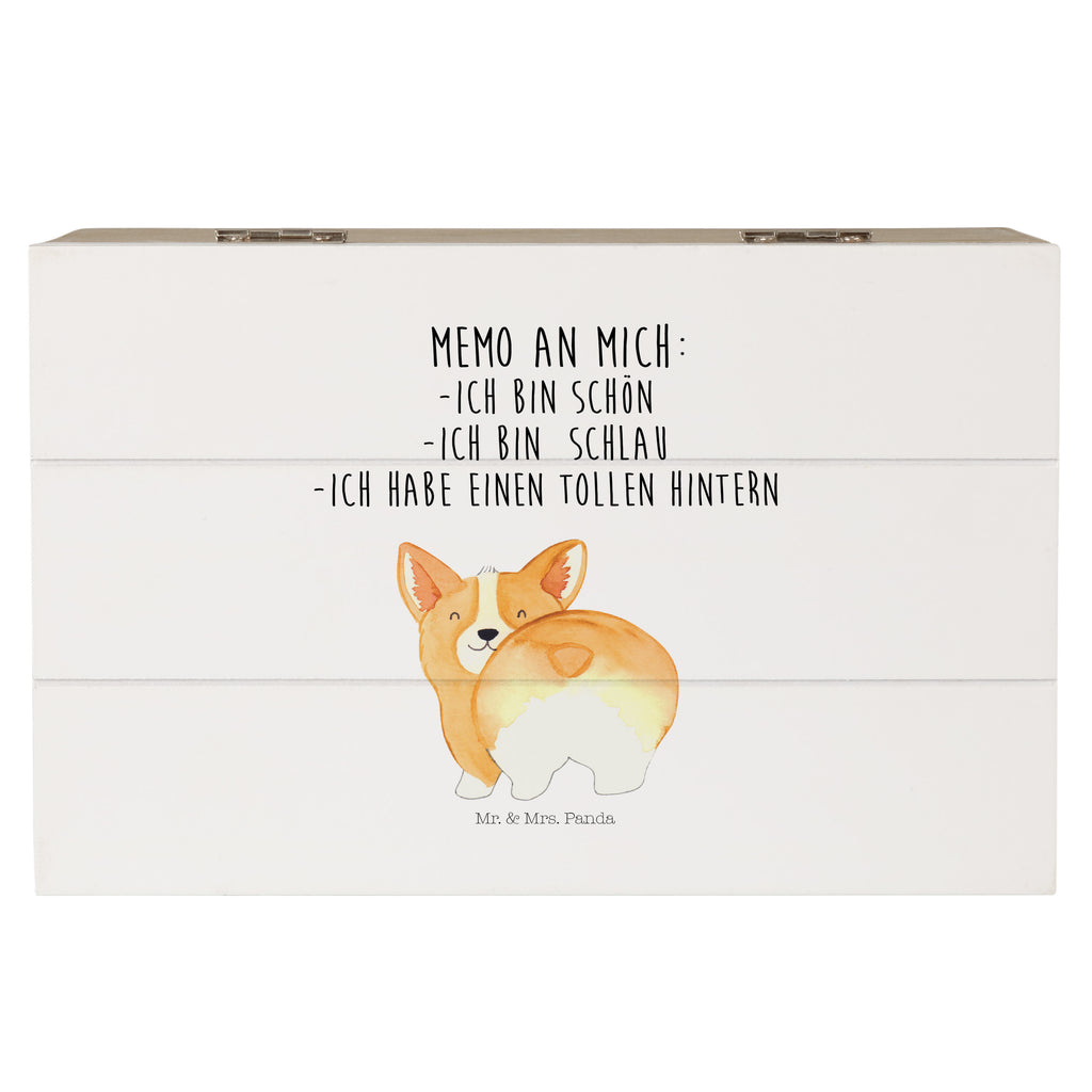 Holzkiste Corgie Po Holzkiste, Kiste, Schatzkiste, Truhe, Schatulle, XXL, Erinnerungsbox, Erinnerungskiste, Dekokiste, Aufbewahrungsbox, Hund, Hundemotiv, Haustier, Hunderasse, Tierliebhaber, Hundebesitzer, Sprüche, Corgie, Hundeliebe, Motivation, Selbstliebe, Spruch