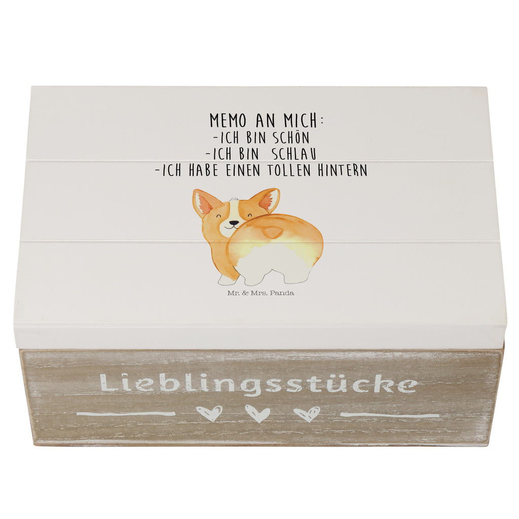 Holzkiste Corgie Po Holzkiste, Kiste, Schatzkiste, Truhe, Schatulle, XXL, Erinnerungsbox, Erinnerungskiste, Dekokiste, Aufbewahrungsbox, Hund, Hundemotiv, Haustier, Hunderasse, Tierliebhaber, Hundebesitzer, Sprüche, Corgie, Hundeliebe, Motivation, Selbstliebe, Spruch