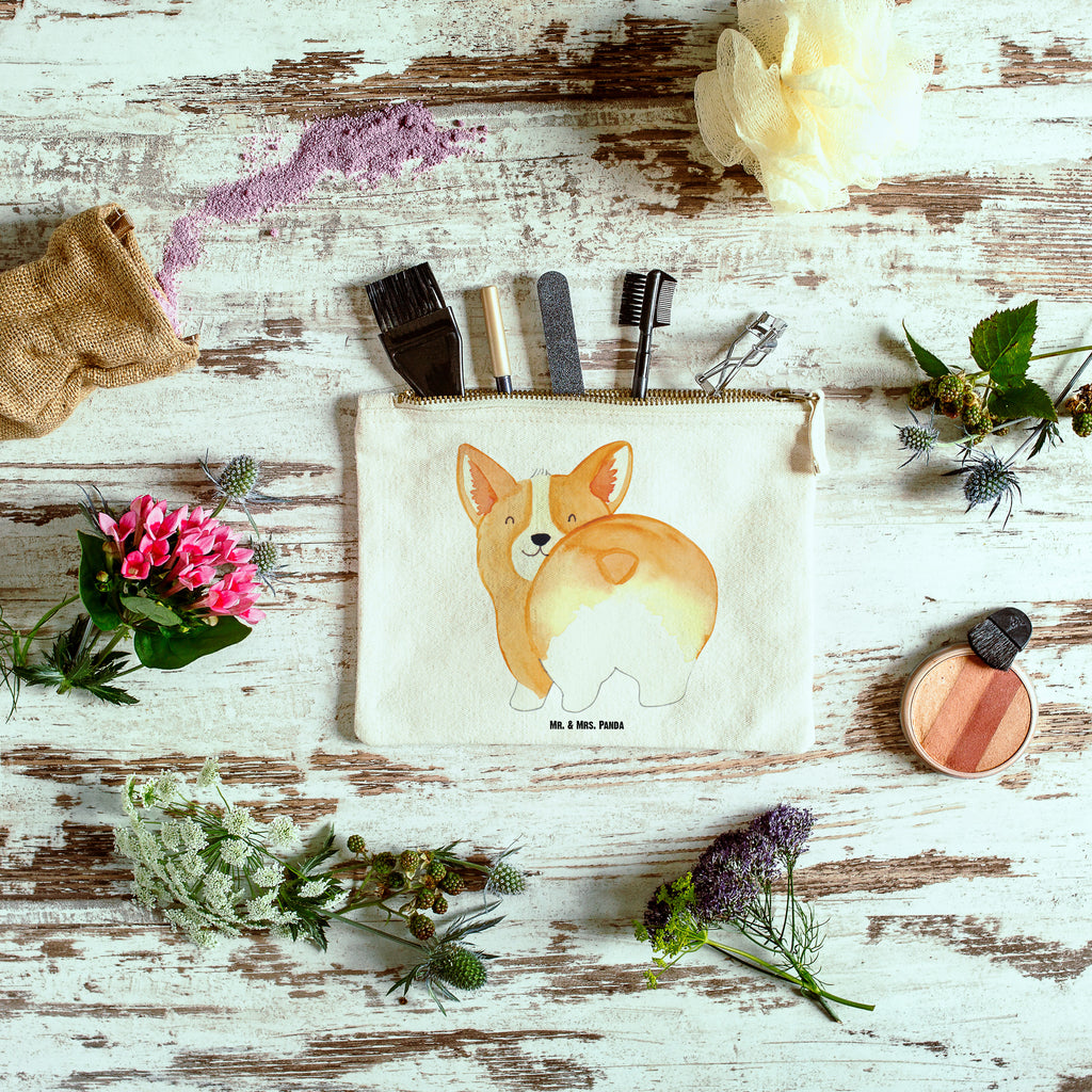 Schminktasche Corgie Po Schminktasche, Kosmetiktasche, Kosmetikbeutel, Stiftemäppchen, Etui, Federmappe, Makeup, XXL, Schminketui, Kosmetiketui, Schlamperetui, Hund, Hundemotiv, Haustier, Hunderasse, Tierliebhaber, Hundebesitzer, Sprüche, Corgie, Hundeliebe, Motivation, Selbstliebe, Spruch