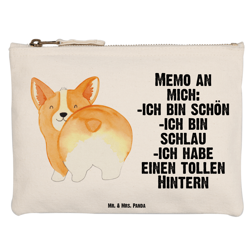 Schminktasche Corgie Po Schminktasche, Kosmetiktasche, Kosmetikbeutel, Stiftemäppchen, Etui, Federmappe, Makeup, XXL, Schminketui, Kosmetiketui, Schlamperetui, Hund, Hundemotiv, Haustier, Hunderasse, Tierliebhaber, Hundebesitzer, Sprüche, Corgie, Hundeliebe, Motivation, Selbstliebe, Spruch