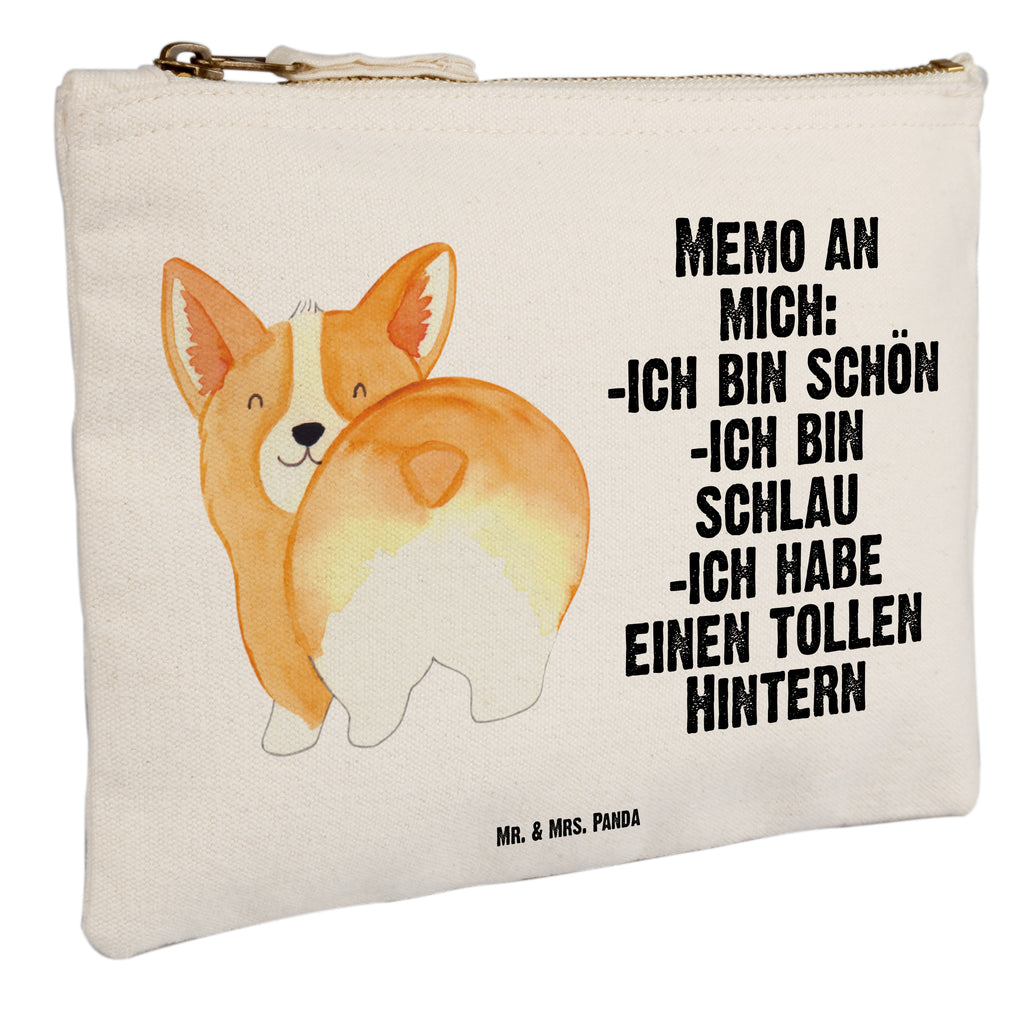Schminktasche Corgie Po Schminktasche, Kosmetiktasche, Kosmetikbeutel, Stiftemäppchen, Etui, Federmappe, Makeup, XXL, Schminketui, Kosmetiketui, Schlamperetui, Hund, Hundemotiv, Haustier, Hunderasse, Tierliebhaber, Hundebesitzer, Sprüche, Corgie, Hundeliebe, Motivation, Selbstliebe, Spruch