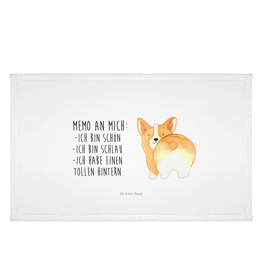 50 x 100 Handtuch Corgie Po Handtuch, Badehandtuch, Badezimmer, Handtücher, groß, Kinder, Baby, Hund, Hundemotiv, Haustier, Hunderasse, Tierliebhaber, Hundebesitzer, Sprüche, Corgie, Hundeliebe, Motivation, Selbstliebe, Spruch