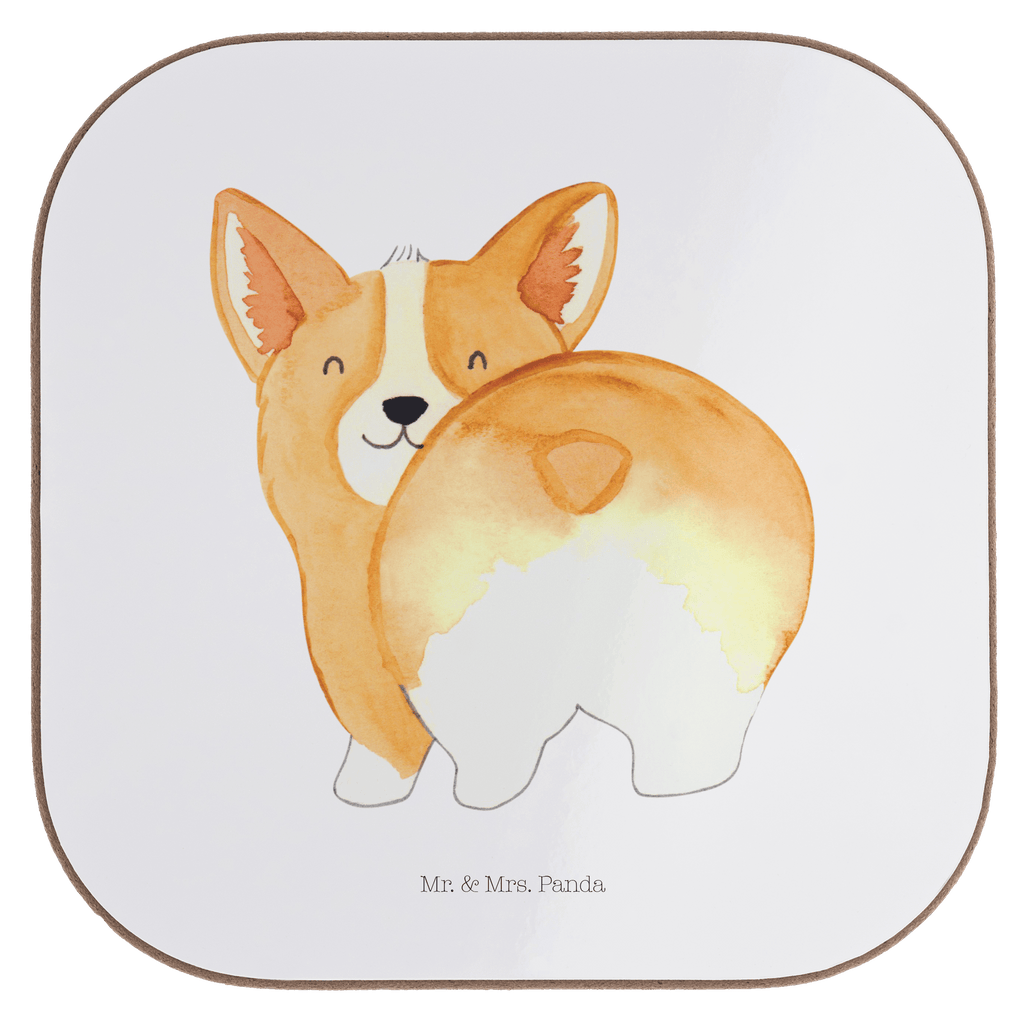 Quadratische Untersetzer Corgie Po Bierdeckel, Glasuntersetzer, Untersetzer Gläser, Getränkeuntersetzer, Hund, Hundemotiv, Haustier, Hunderasse, Tierliebhaber, Hundebesitzer, Sprüche, Corgie, Hundeliebe, Motivation, Selbstliebe, Spruch