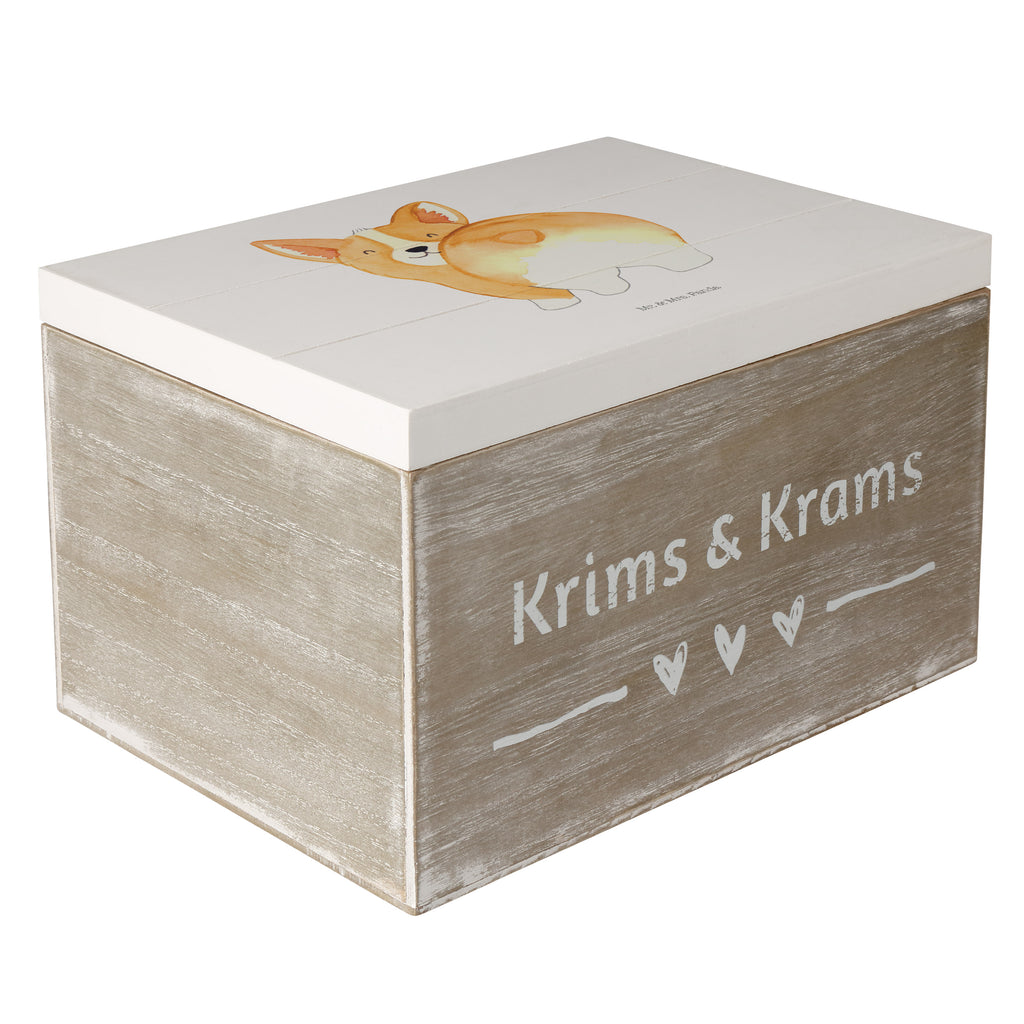 Holzkiste Corgie Po Holzkiste, Kiste, Schatzkiste, Truhe, Schatulle, XXL, Erinnerungsbox, Erinnerungskiste, Dekokiste, Aufbewahrungsbox, Hund, Hundemotiv, Haustier, Hunderasse, Tierliebhaber, Hundebesitzer, Sprüche, Corgie, Hundeliebe, Motivation, Selbstliebe, Spruch