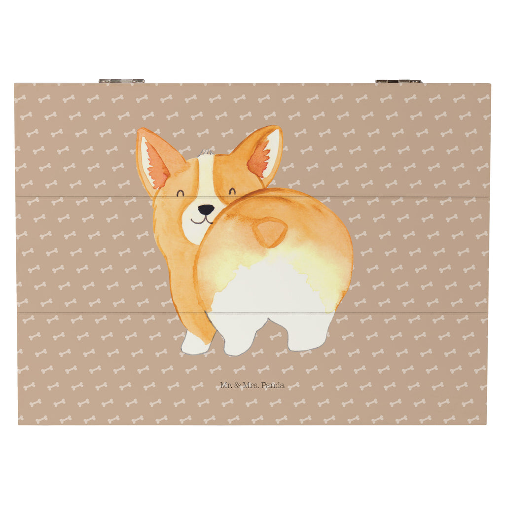 Holzkiste Corgie Po Holzkiste, Kiste, Schatzkiste, Truhe, Schatulle, XXL, Erinnerungsbox, Erinnerungskiste, Dekokiste, Aufbewahrungsbox, Hund, Hundemotiv, Haustier, Hunderasse, Tierliebhaber, Hundebesitzer, Sprüche, Corgie, Hundeliebe, Motivation, Selbstliebe, Spruch