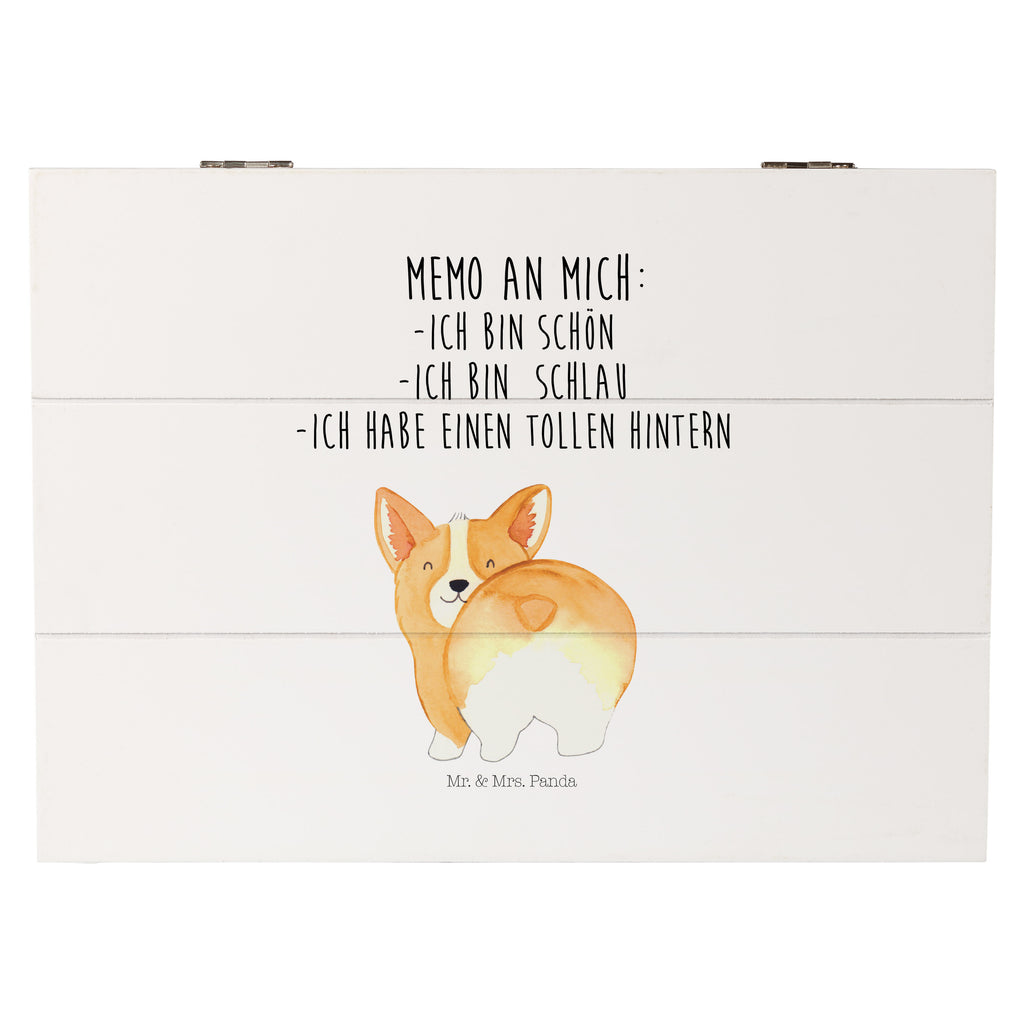 Holzkiste Corgie Po Holzkiste, Kiste, Schatzkiste, Truhe, Schatulle, XXL, Erinnerungsbox, Erinnerungskiste, Dekokiste, Aufbewahrungsbox, Hund, Hundemotiv, Haustier, Hunderasse, Tierliebhaber, Hundebesitzer, Sprüche, Corgie, Hundeliebe, Motivation, Selbstliebe, Spruch