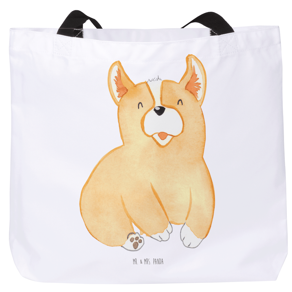 Shopper Corgie Beutel, Einkaufstasche, Tasche, Strandtasche, Einkaufsbeutel, Shopper, Schultasche, Freizeittasche, Tragebeutel, Schulbeutel, Alltagstasche, Hund, Hundemotiv, Haustier, Hunderasse, Tierliebhaber, Hundebesitzer, Sprüche, Corgie, Welsh Corgie Pembroke, britisch, Motivation, Spruch, Hundespruch, Lebensfreude